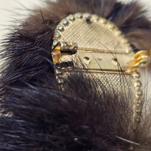 Vintage Porcelain Woman Face Brooch Unmarked Silhouette Pin #2 - Picture 5 of 9